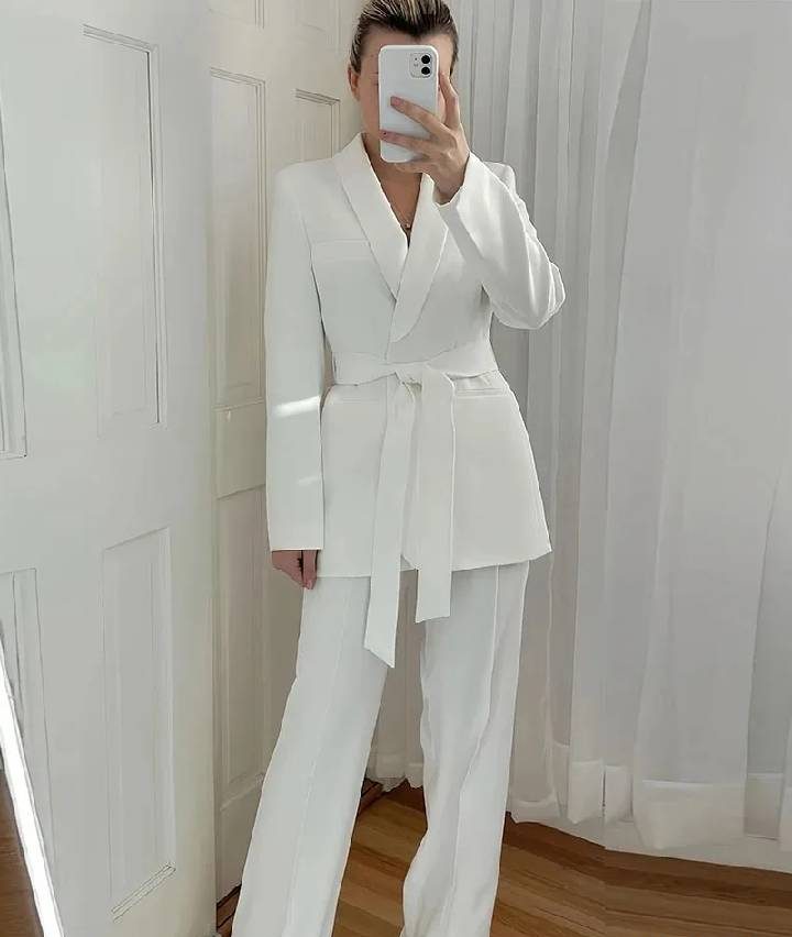 Blazer et pantalon assortis