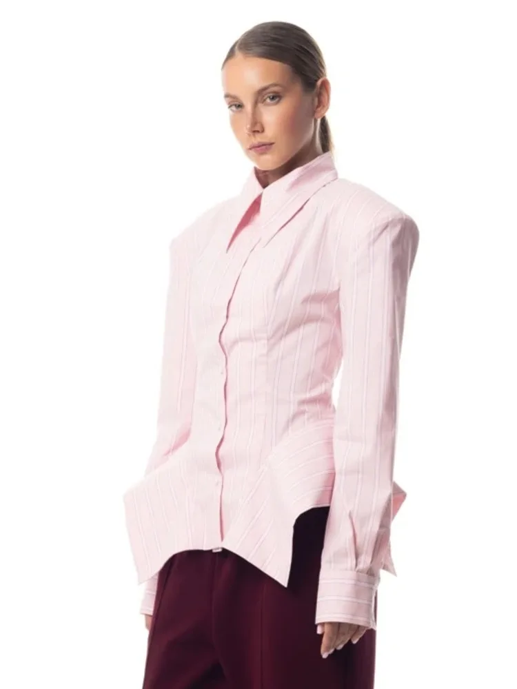 chemise femme tendance bleu
